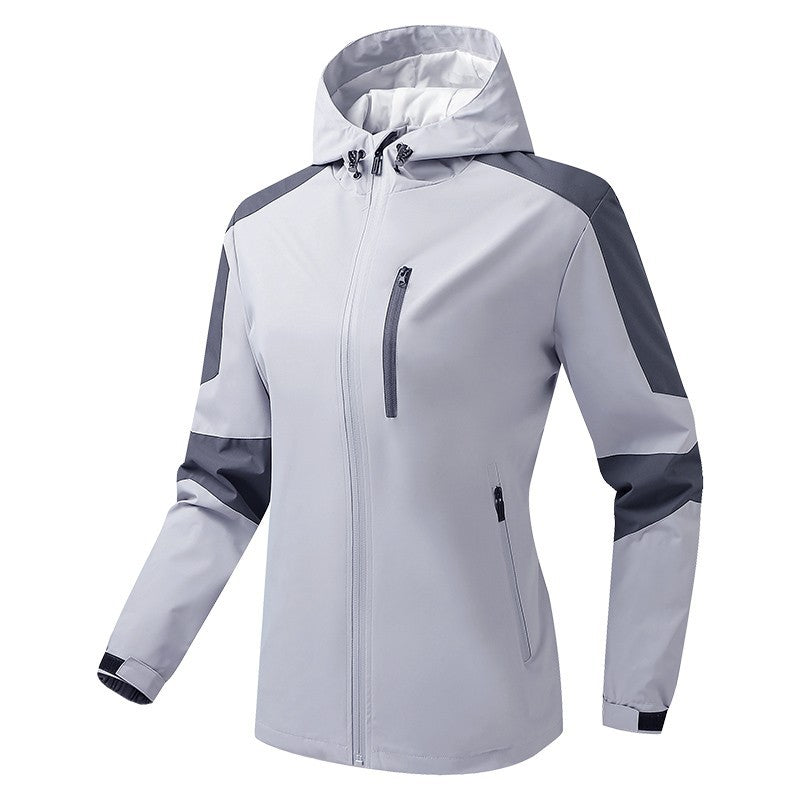 Herren Atmungsaktive Softshell-Trekkingjacke mit Kapuze und wasserdichter Membran – Taviero