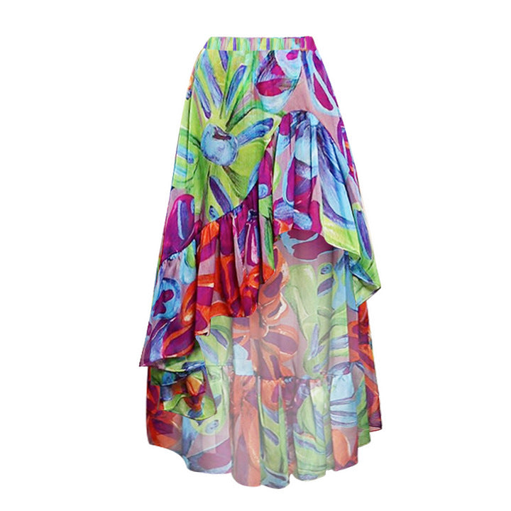 Damen Einteiler Badeanzug mit raffinierten Cut-Out-Details und floralem Design Echo Archiv