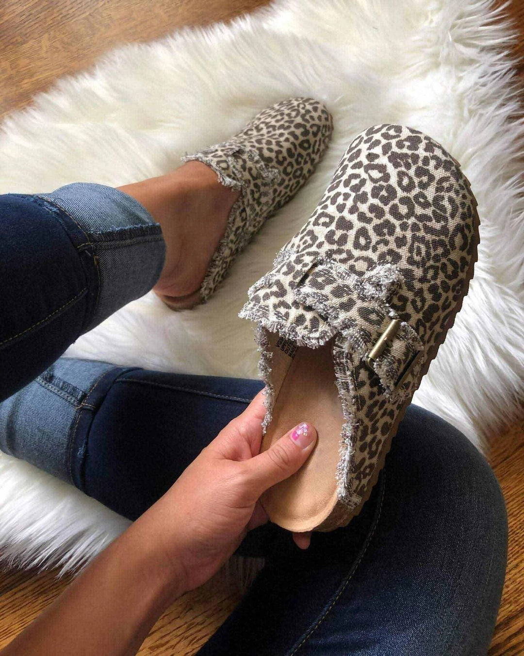 Damen Clogs mit lässigem Camouflage-Design und weichem Fußbett Echoarchiv