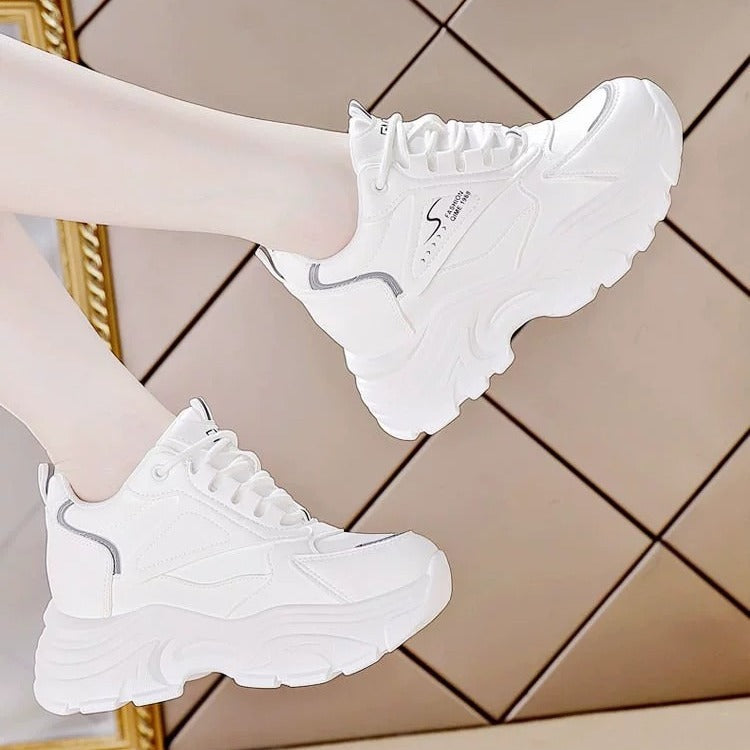 Damen Chunky Sneakers mit atmungsaktiver Mesh-Oberfläche und dämpfender Sohle Echo Archiv