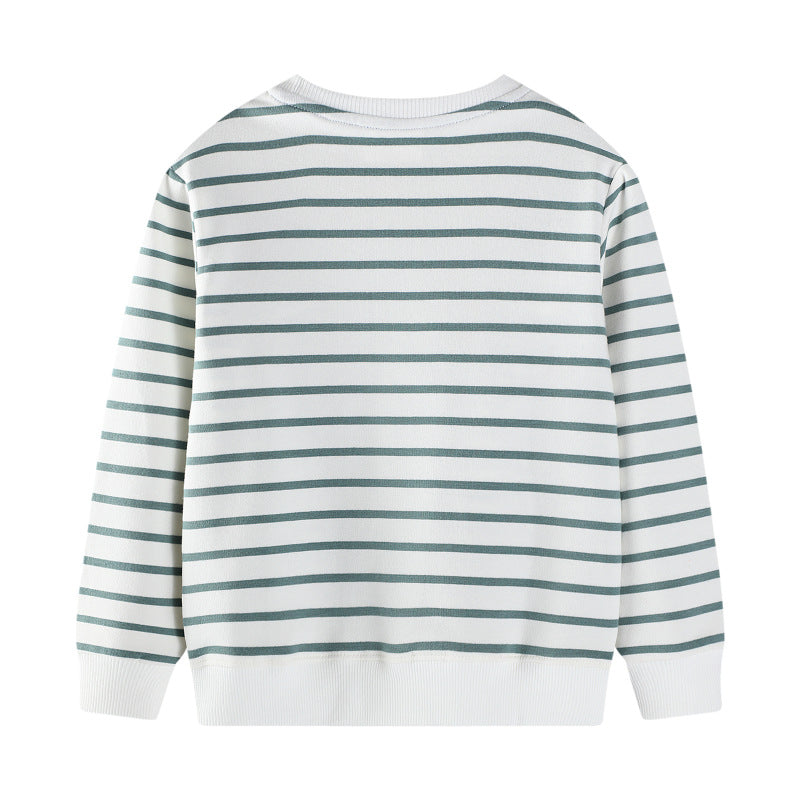 Jungen Sweatshirt mit lebhaftem Traktordesign und Tierapplikationen Echo Archiv