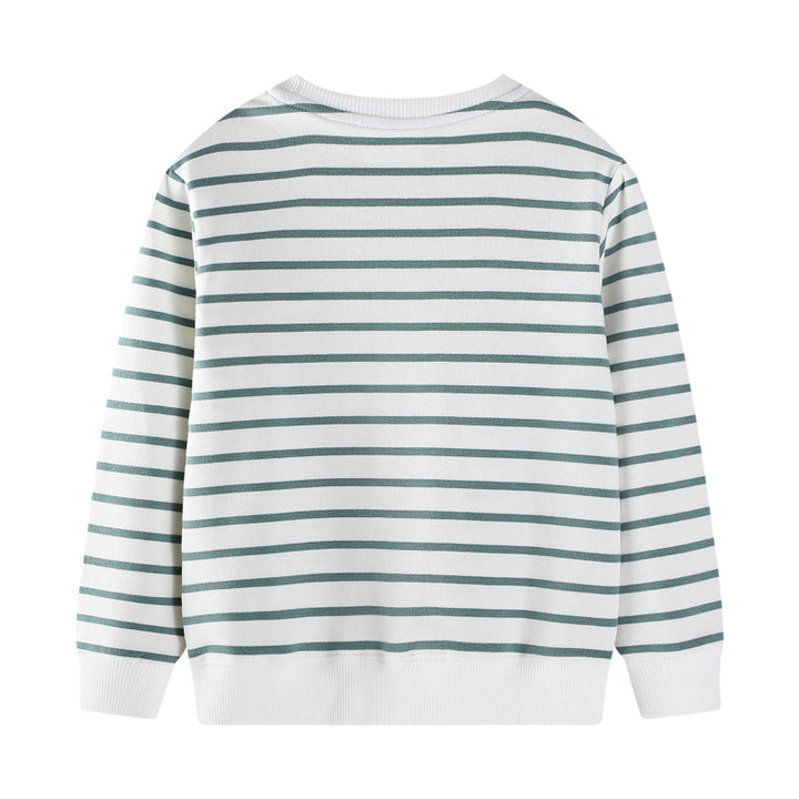 Jungen Sweatshirt mit lebhaftem Traktordesign und Tierapplikationen Echo Archiv