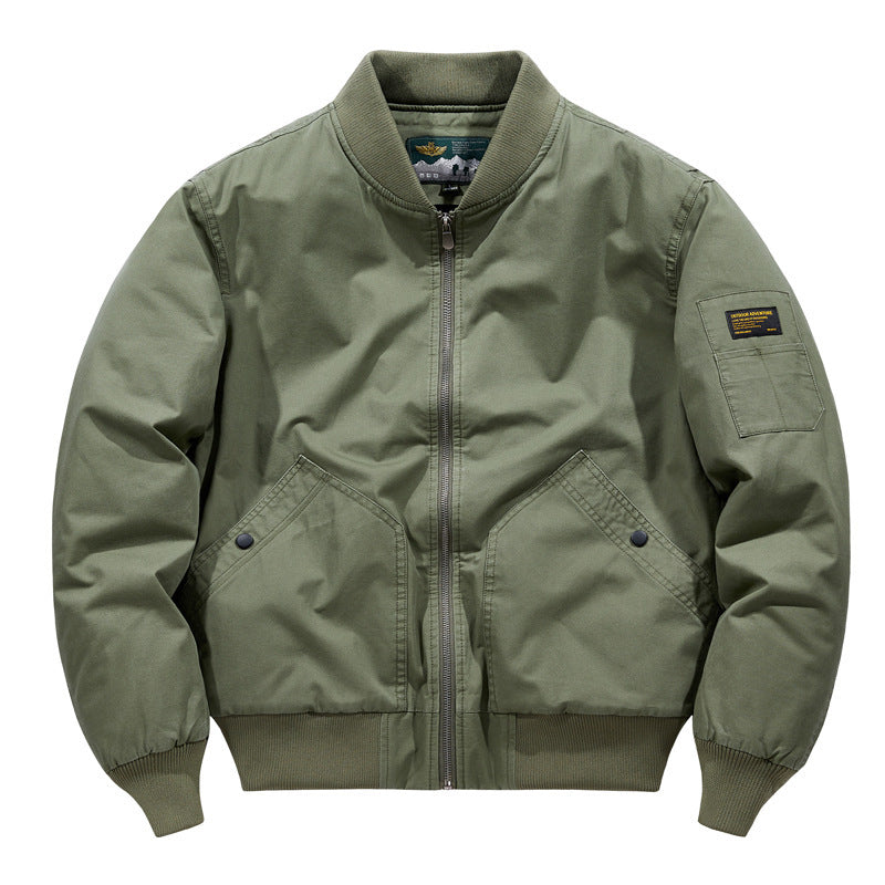 Herren Modische bomberjacke mit Steppdetails Echo Archiv