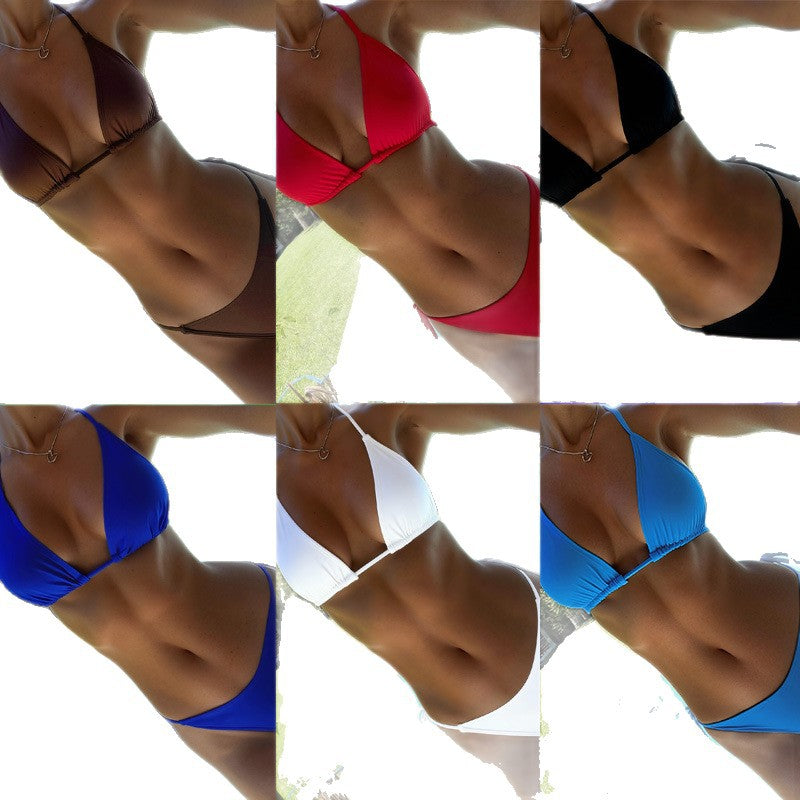Damen Triangel-Bikini mit verstellbaren Trägern und charmantem Knoten Echo Archiv
