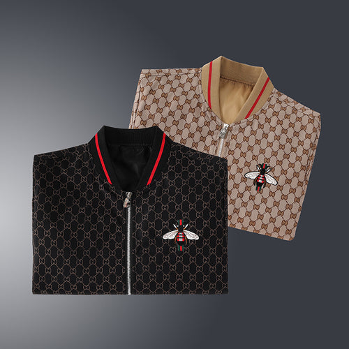Herren Modische Übergangsjacke mit grafischem Muster Echo Archiv