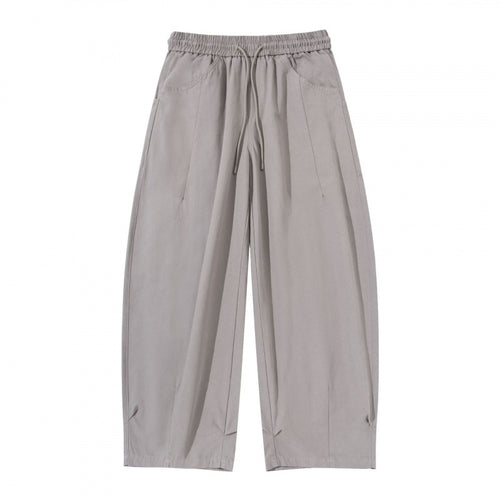 Damen Weite Cropped-Hose mit Tunnelzugbund, Ballon-Silhouette und aufgesetzten Taschen Echo Archiv