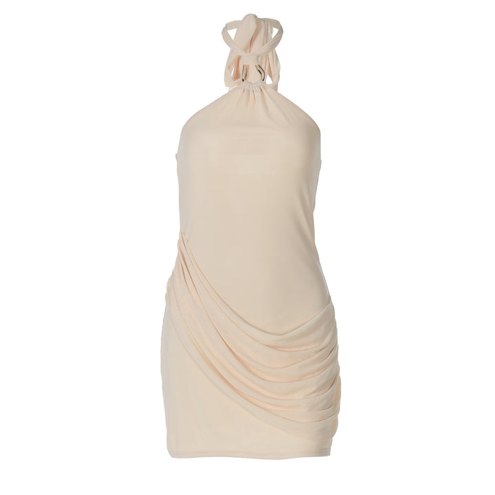 Damen Halterneck Minikleid mit raffinierten Drapierungen Echo Archiv