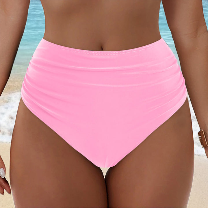 Damen Hochgeschnittenes Bikini-Höschen mit Rüschendetails Echo Archiv