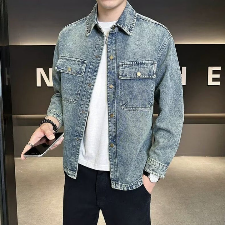 Herren Denim Überhemd Echo Archiv 1787799486