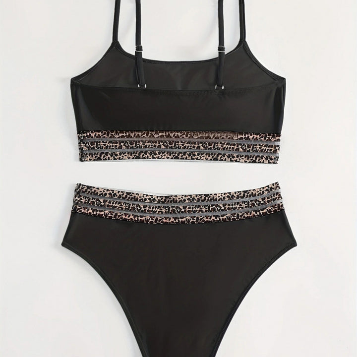 Damen Bikini-Set mit stylischem hohen Bund und modischem Animal-Design Echo Archiv
