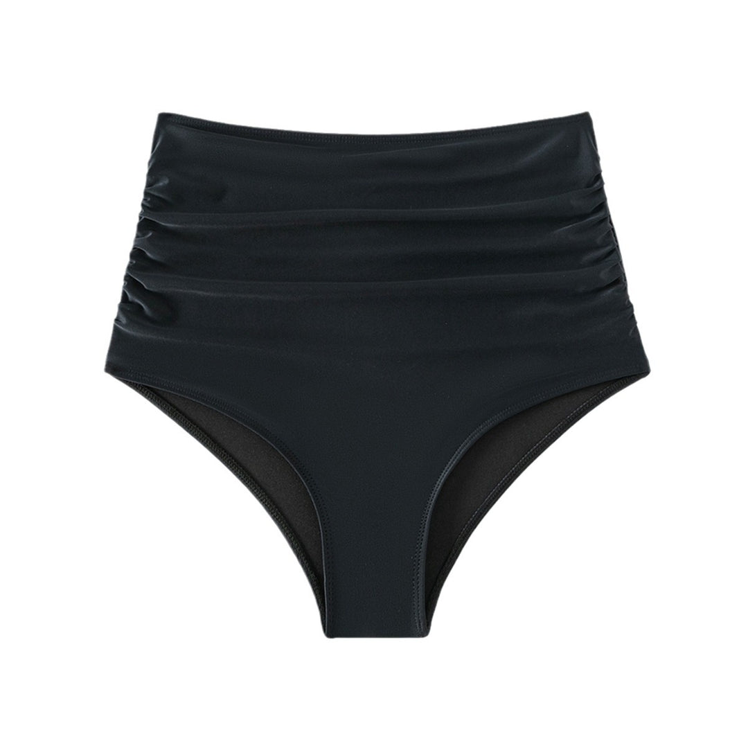Damen Hochtaillierte Bikini-Hose mit figurformender Raffung Echo Archiv