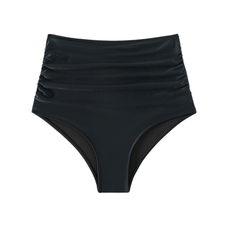 Damen Hochtaillierte Bikini-Hose mit figurformender Raffung Echo Archiv
