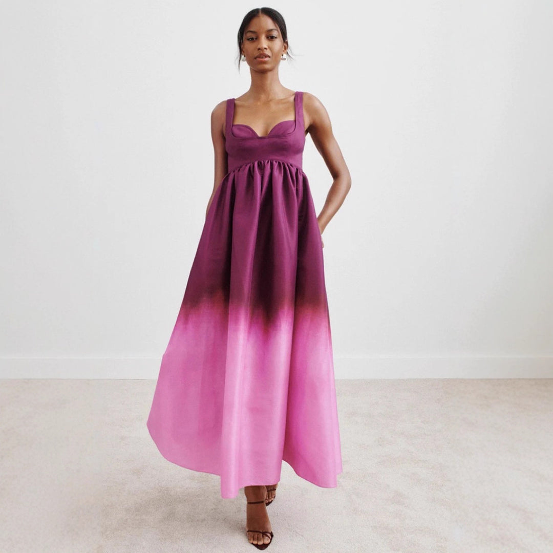 Damen nan formgebendes Bustier-Maxikleid mit Empirenaht und voluminösem Tellerrock Echo Archiv