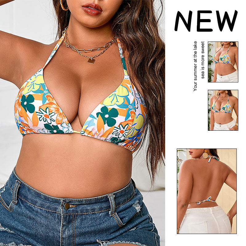 Damen Triangel Bikini mit besonderem Blumenmuster Echo Archiv