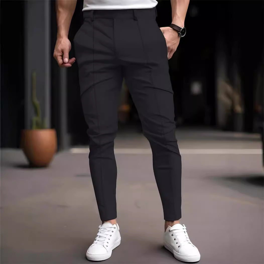 Herren Slim-Fit Chinohose mit praktischen Taschen Echoarchiv