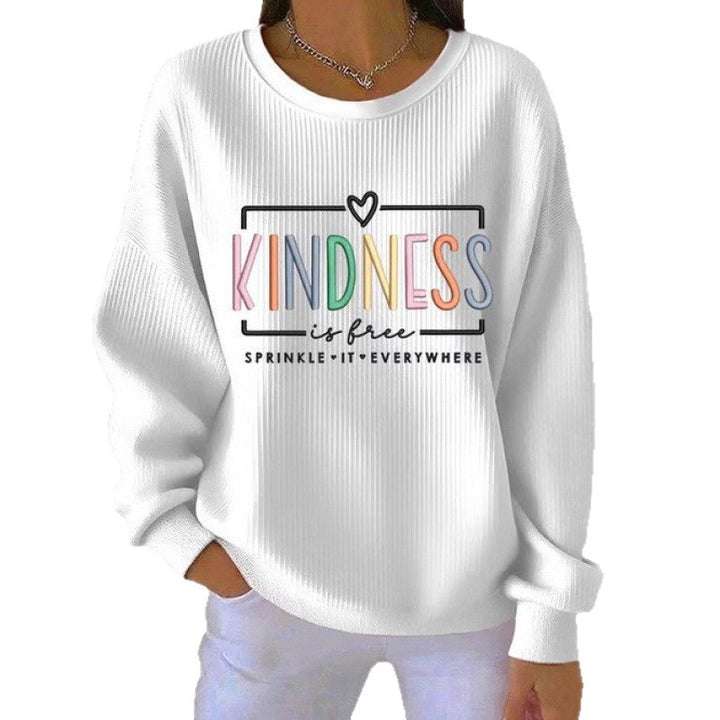 Damen Gemütlicher Sweatpullover mit einzigartigem Design Echoarchiv