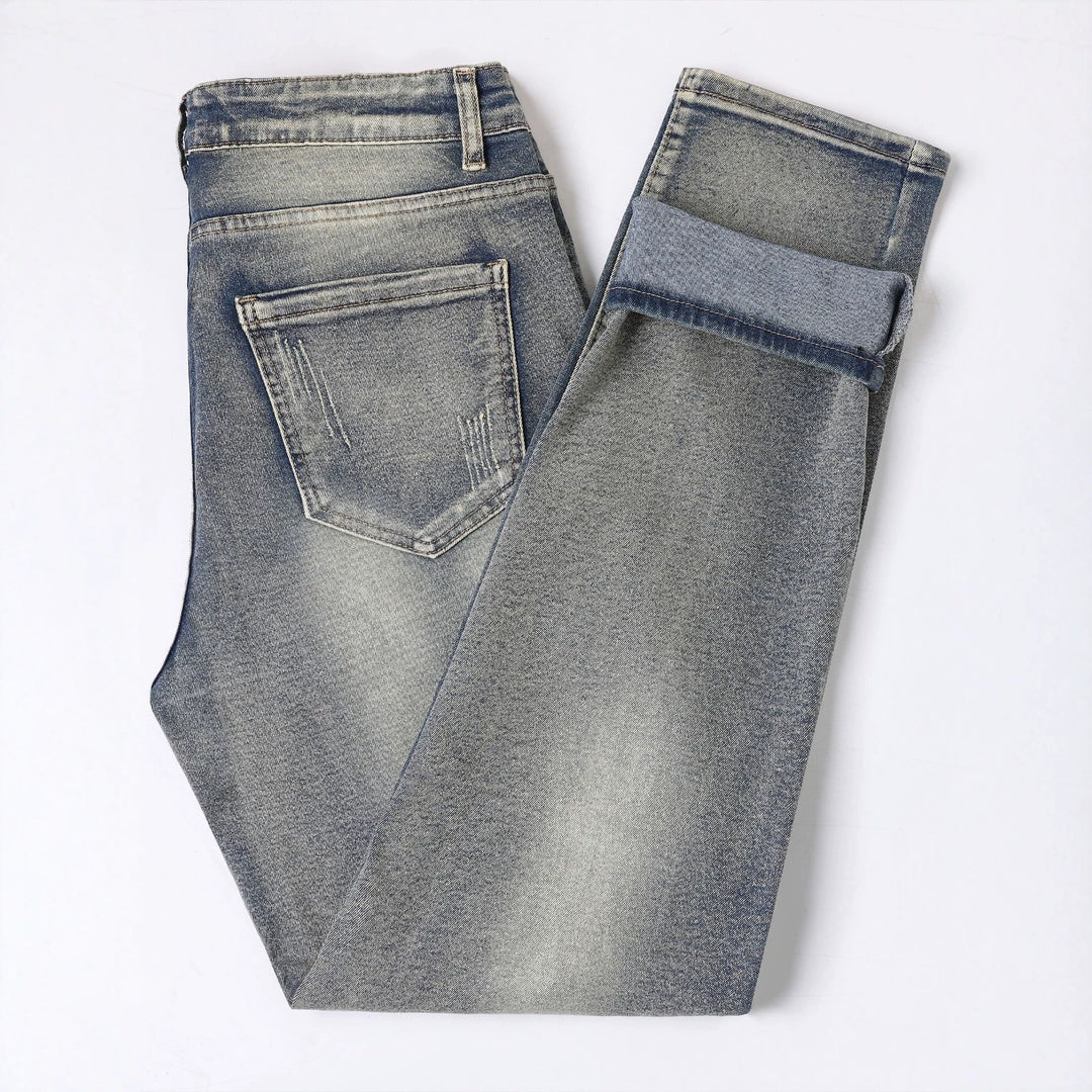 Herren Modische Jeans mit besonderen Nähten Echoarchiv