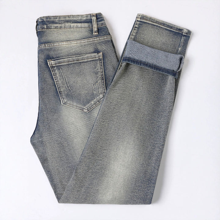 Herren Modische Jeans mit besonderen Nähten Echoarchiv