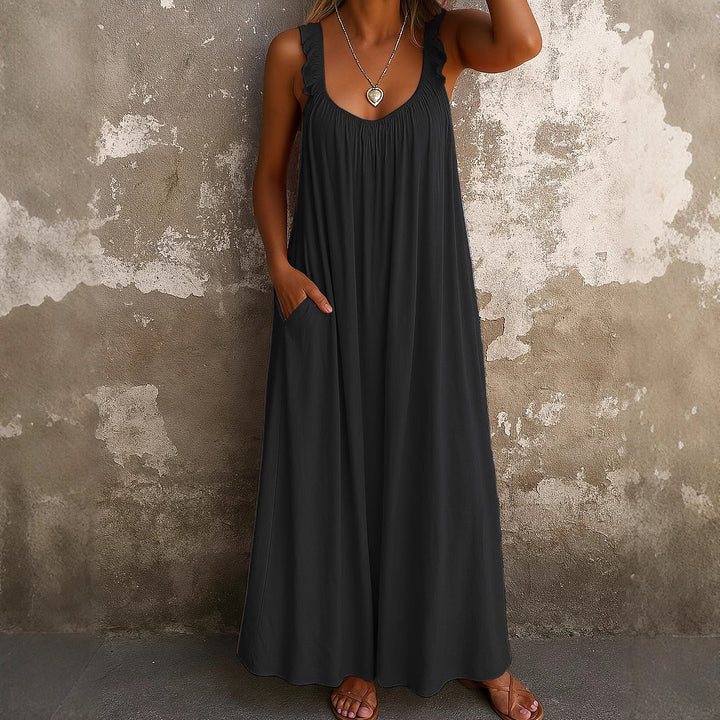 Damen Maxi-Kleid mit trägerloser Passform und luftiger Silhouette Echo Archiv