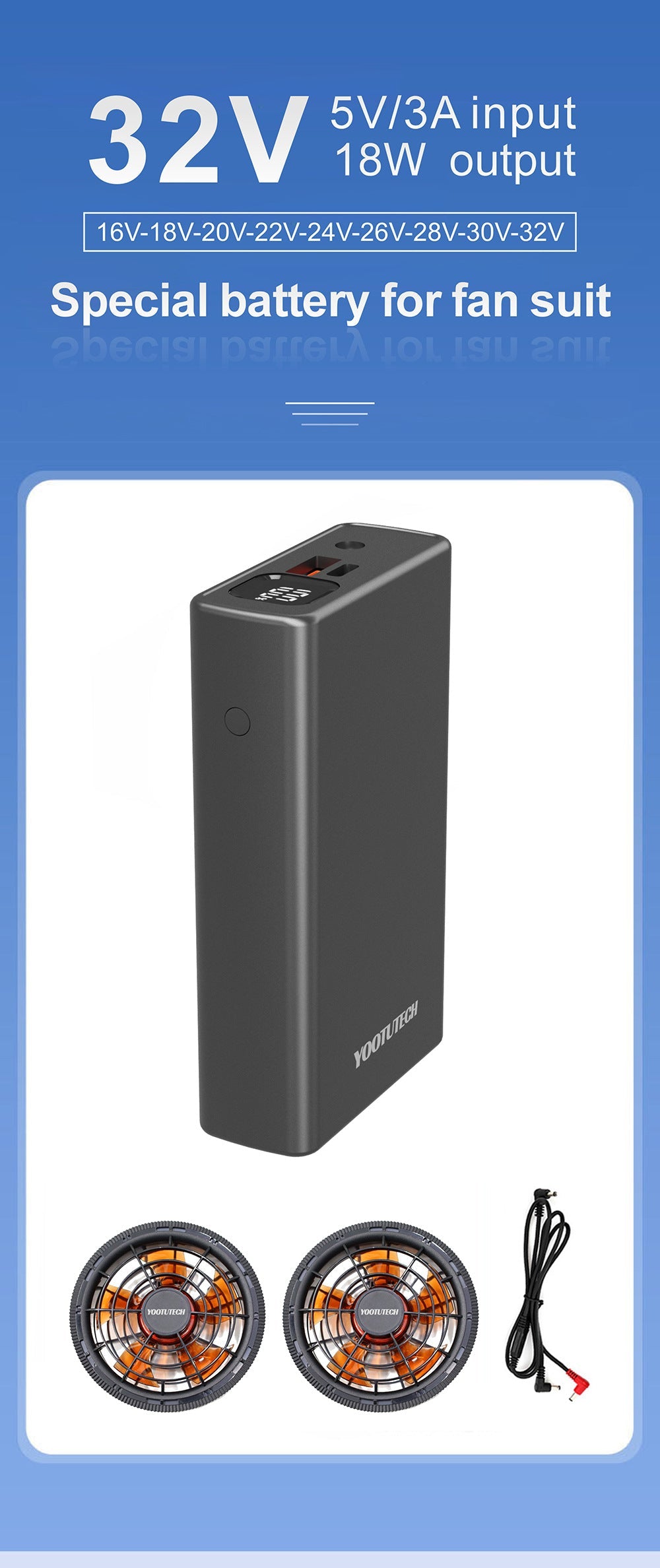 Unisex nan leichte kühlende Arbeitsweste mit integrierten Ventilatoren und externem Akku Echo Archiv