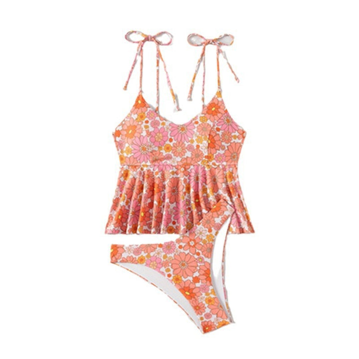 Damen Tankini mit floralem Rüschendesign Echo Archiv
