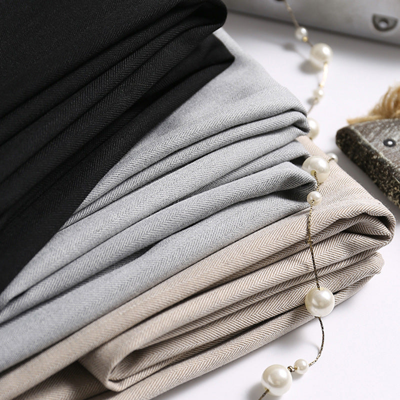 Damen Elegante und bequeme Hochtaillierte Anzughose Echoarchiv