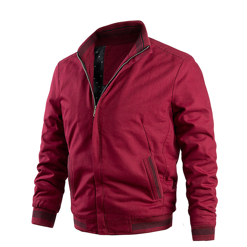 Herren Thermo-Canvas-Blouson mit weichem Teddyfutter und hochschließendem Stehkragen Echo Archiv