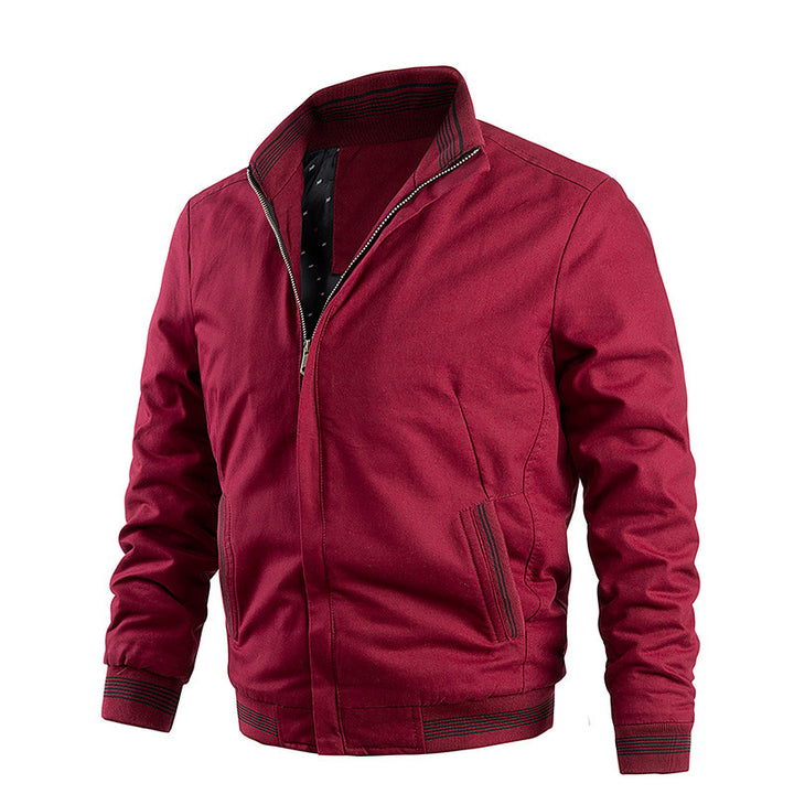 Herren Thermo-Canvas-Blouson mit weichem Teddyfutter und hochschließendem Stehkragen Echo Archiv