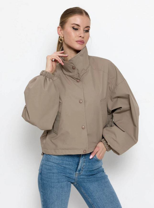 Damen Modische Oversized Jacke – Célinea