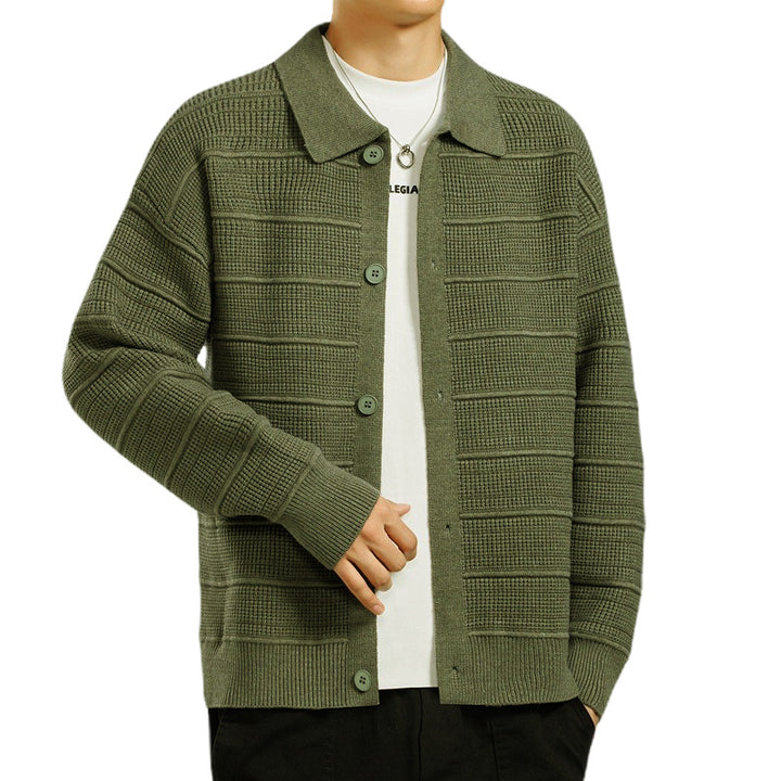 Herren Modische Strickjacke Echo Archiv