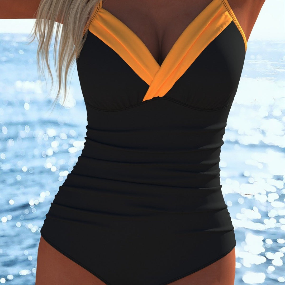 Damen Schwimmanzug mit raffiniertem Wickeldesign und komfortablem Schnitt Echo Archiv