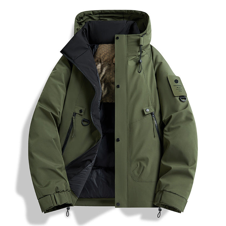Herren Technischer Urbanparka mit Thermoisolierung und multifunktionalen Taschen Echo Archiv