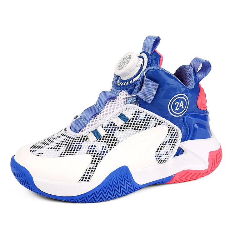 Unisex atmungsaktive Basket-Performance-Sneaker mit Drehverschluss, verstärkter Ferse und griffiger Profillaufsohle – Norré