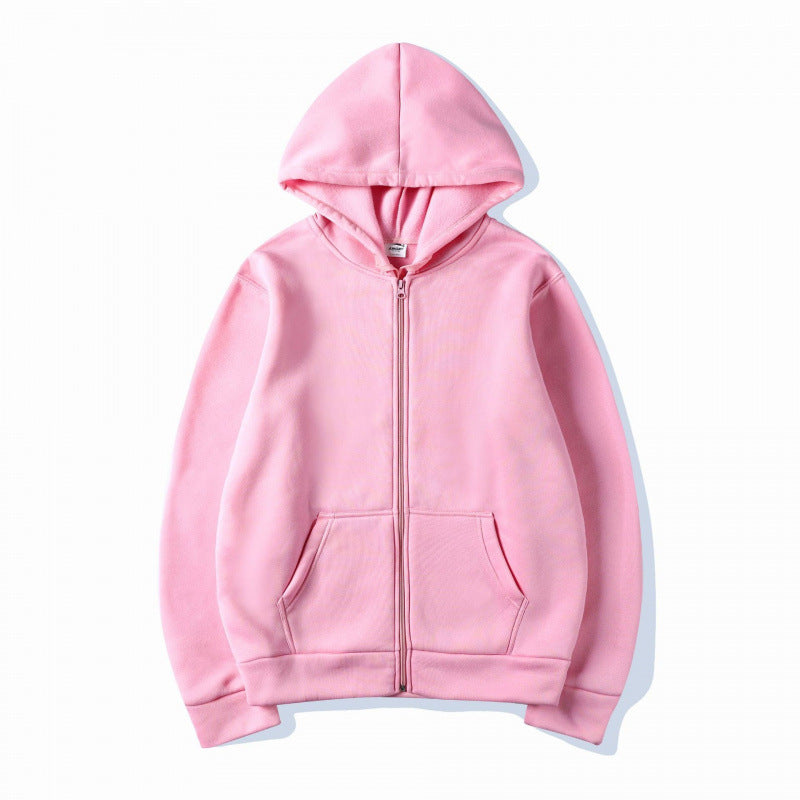 Damen Sportlicher Kapuzenpullover mit durchgehendem Reißverschluss und Tasche Echoarchiv