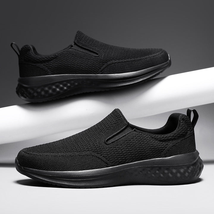 Unisex nan nahtloser Schlupfsneaker mit viskoelastischem Fußbett, flexibler Dämpfungssohle und atmungsaktivem Strickoberteil Echo Archiv