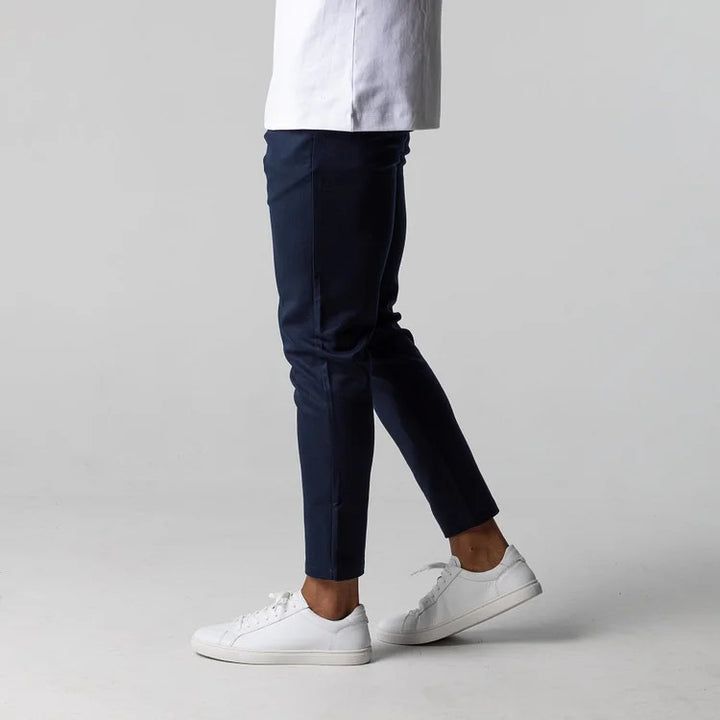 Herren elegante Slim-Fit Chinohose Echoarchiv