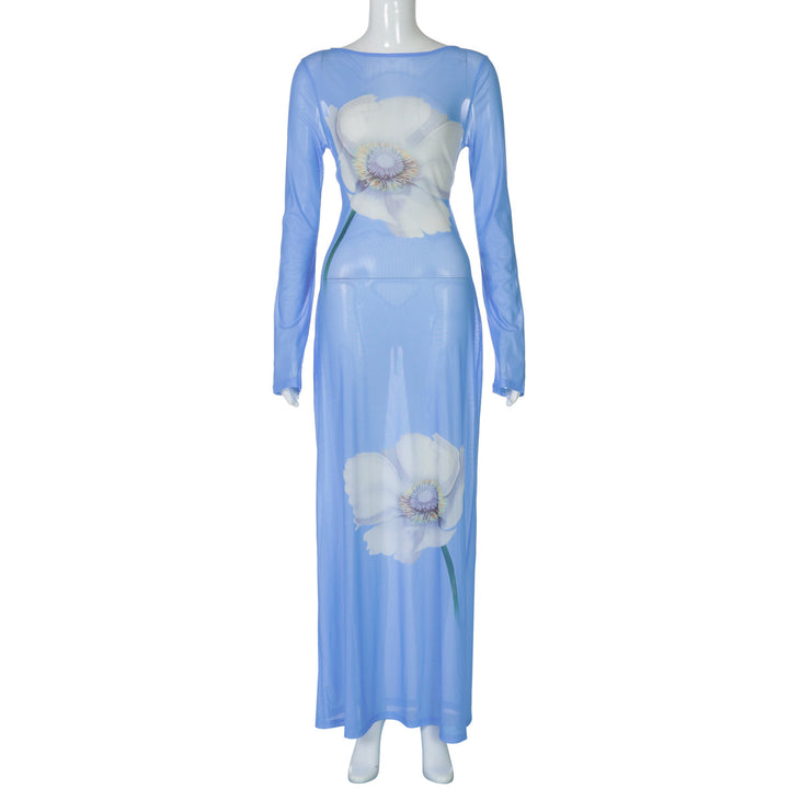 Damen Maxikleid mit floralen Mustern Echo Archiv