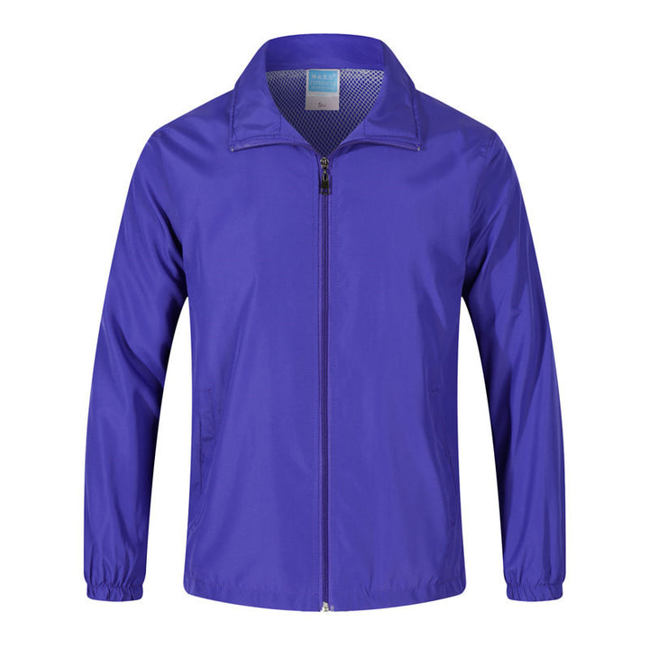 Herren Leichte Windjacke mit Mesh-Innenfutter, Stehkragen & elastischem Saum Echo Archiv