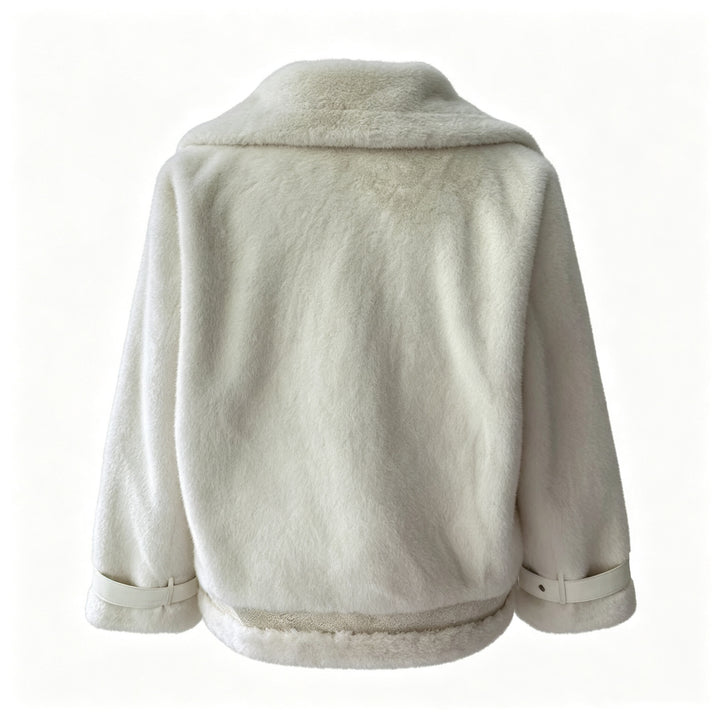 Damen Elegante und bequeme Kunstpelzjacke Echo Archiv