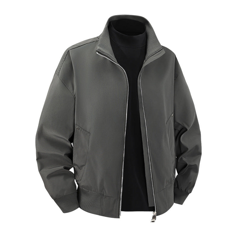 Herren Modische Übergangsjacke mit hohem Stehkragen Echo Archiv