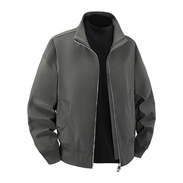 Herren Modische Übergangsjacke mit hohem Stehkragen Echo Archiv