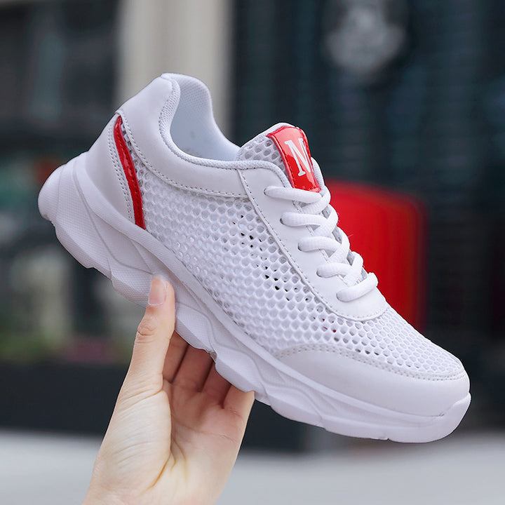 Damen nan leichte Netz-Sneaker mit belüftetem Obermaterial und stoßdämpfender Wellenlaufsohle Echo Archiv