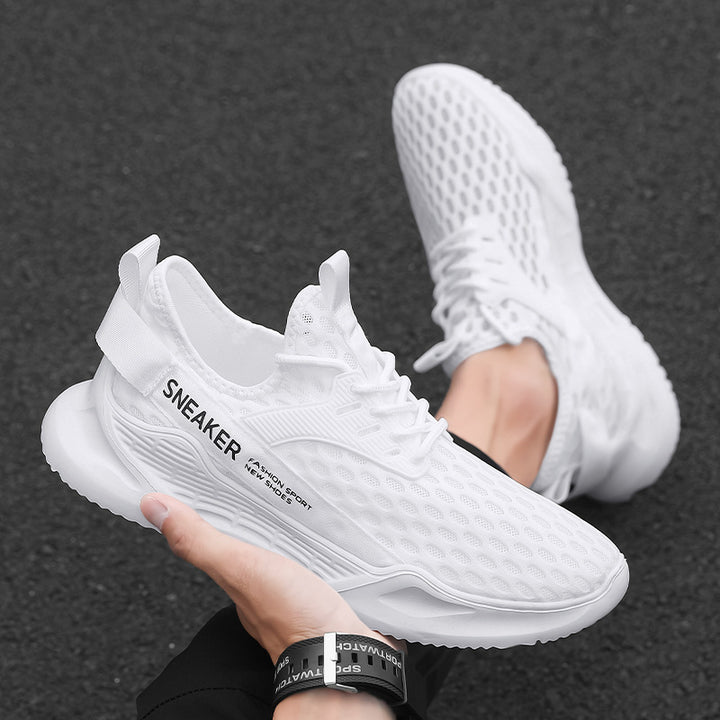 Unisex nan atmungsaktiver Stricksportschuh mit wabenstruktur, sockenähnlichem Schaft und gedämpfter Leichtschaum-Zwischensohle Echo Archiv