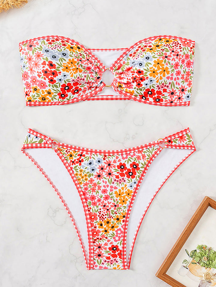 Damen Bandeau Badeanzug Set Echo Archiv