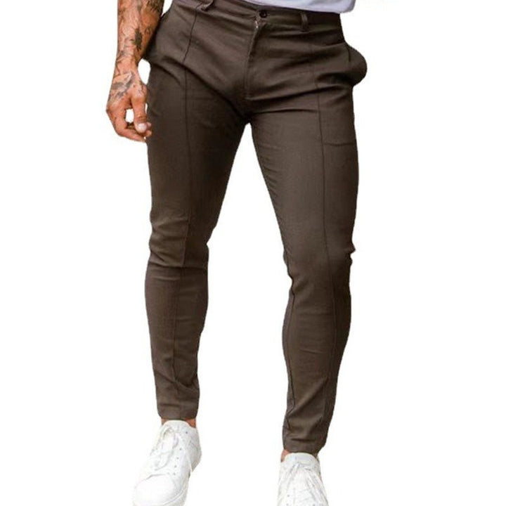 Herren Slim-Fit Anzughose mit eleganten Details Echoarchiv