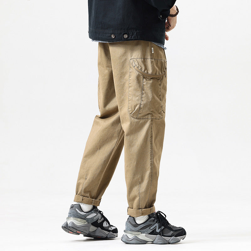 Herren Utility‑Cargo‑Hose im relaxed‑tapered Schnitt mit Elastikbund und großvolumigen Klappentaschen Echo Archiv