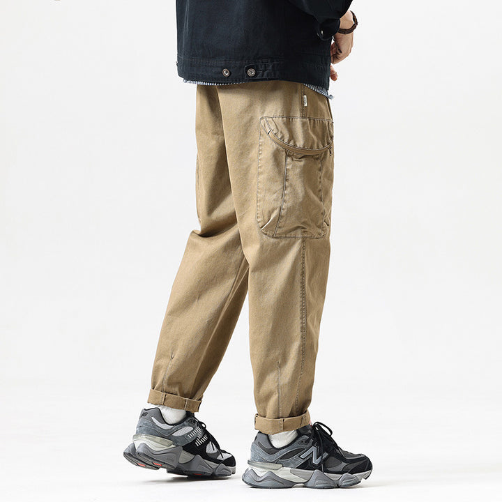Herren Utility‑Cargo‑Hose im relaxed‑tapered Schnitt mit Elastikbund und großvolumigen Klappentaschen Echo Archiv