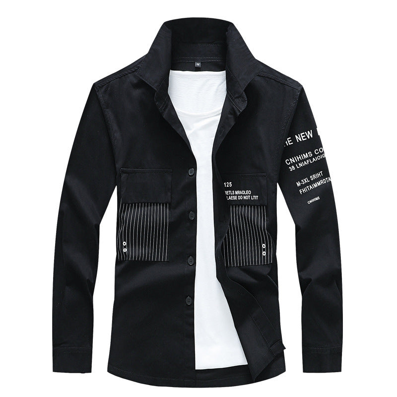 Herren Moderne Utility-Hemdjacke Echo Archiv