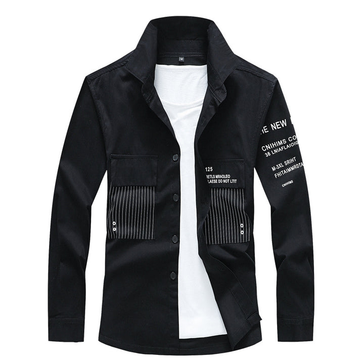 Herren Moderne Utility-Hemdjacke Echo Archiv