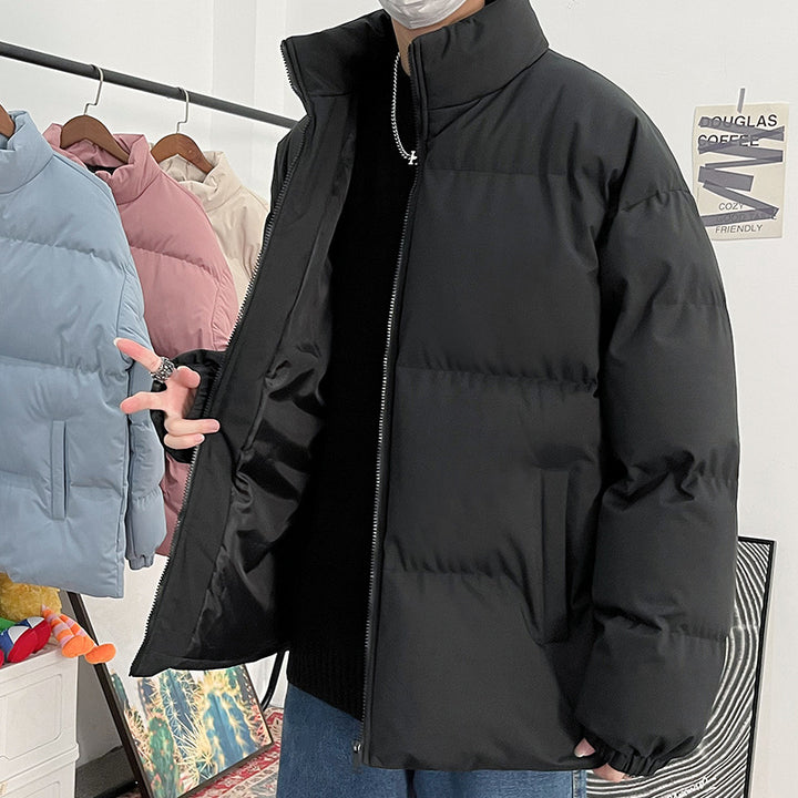 Herren Steppjacke mit hohem Kragen und isolierender Füllung Echoarchiv